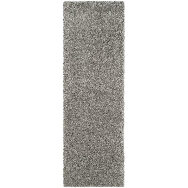Safavieh Shag Runner RugSilver 2 ft.-3 in. x 17 ft. - SG151-7575-217