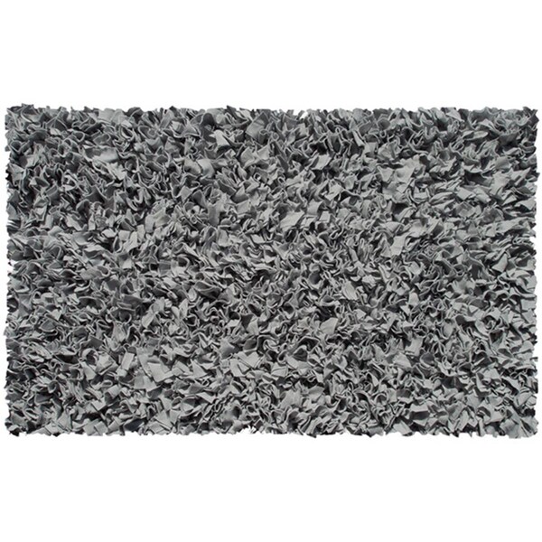 The Rug Market Shaggy Raggy Grey Rug - 02280R