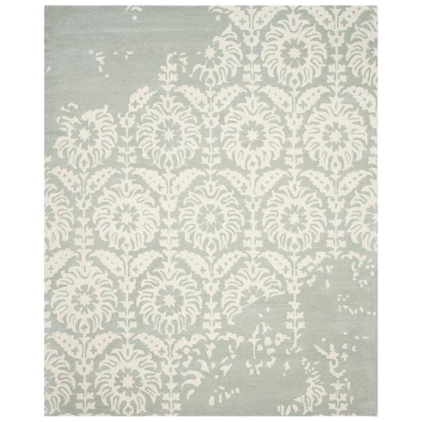 Safavieh Bella Square Rug, Light Grey and Ivory - 5 x 5 ft. - BEL125B-5SQ