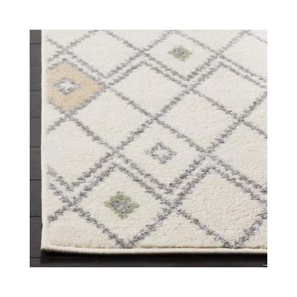 Safavieh Adirondack Power Loomed Round Area RugIvory & Multicolor 6 x 6 ft. - ADR132C-6R