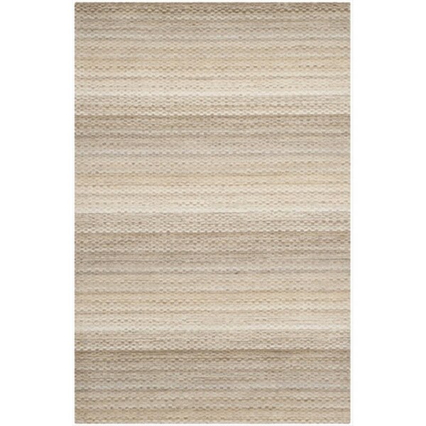 Safavieh 4 ft. x 6 ft. Small Rectangle- Contemporary Himalaya Beige Hand Loomed Rug - HIM771A-4