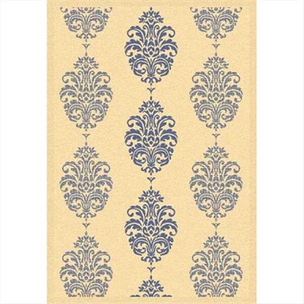 Safavieh 2 Ft. - 7 In. X 5 Ft. Small Rectangle- Indoor - Outdoor Courtyard Natural Blue Machine Made Rug - CY2720-3101-3
