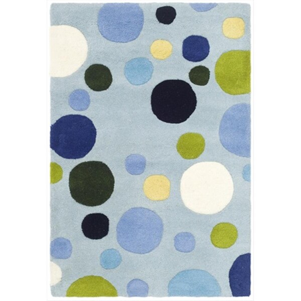 Safavieh 2 ft. 6 in. x 6 ft. Runner Contemporary Soho Blue and Multi Color Hand Tufted Rug - SOH753C-26
