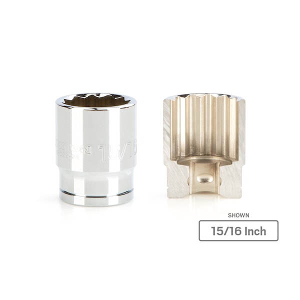 Tekton 1/2 Inch Drive x 7/8 Inch 12-Point Socket - SHD22222