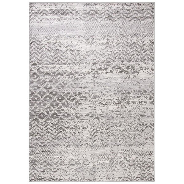Safavieh 2 ft. 7 in. x 4 ft. Atlas 975F Power Loomed Accent Area Rug Charcoal & Grey - ATL975F-24