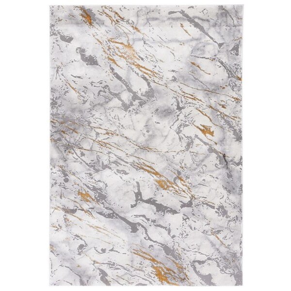 Safavieh 4 x 6 ft. Craft Contemporary Power Loomed Rectangle Rug Grey & Gold - CFT866G-4