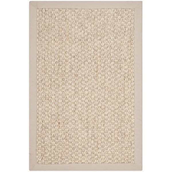 Safavieh 2 x 3 ft. Small Rectangle Casual Marble Natural Fiber Rug - NF525C-2