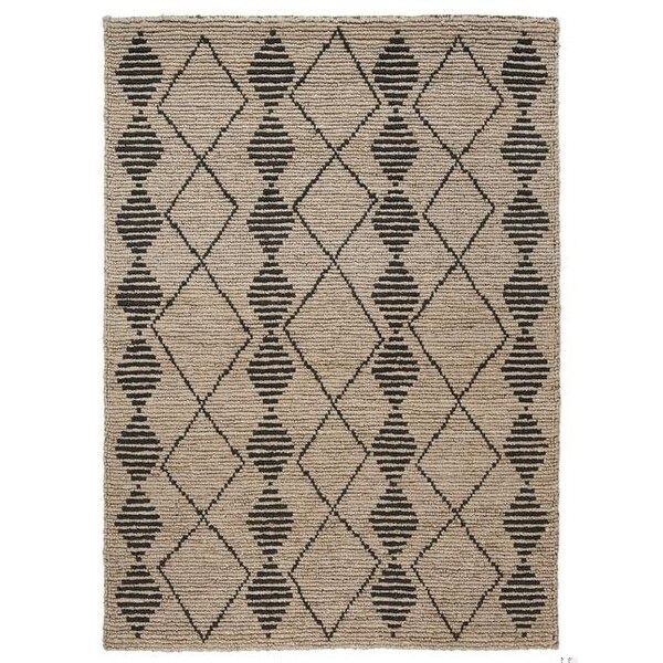 Safavieh Bohemian Rectangle Hand Loomed RugsBeige & Black 3 x 5 ft. - BOH703Z-3