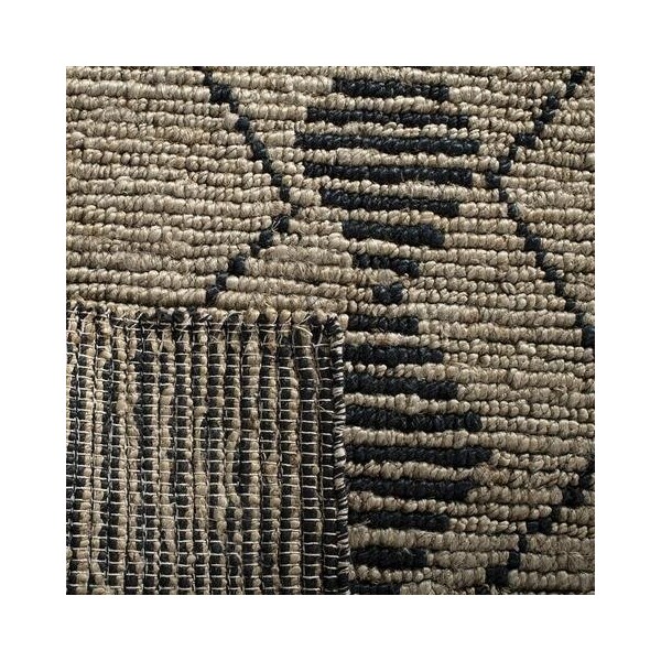 Safavieh Bohemian Rectangle Hand Loomed RugsBeige & Black 3 x 5 ft. - BOH703Z-3