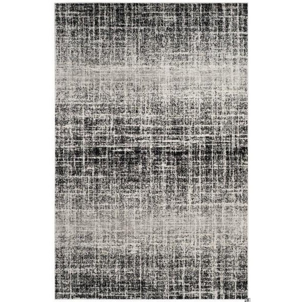 Safavieh Adirondack Power Loomed Runner Rug, Ivory and Black - 2 ft.-6 in. x 6 ft. - ADR116B-26