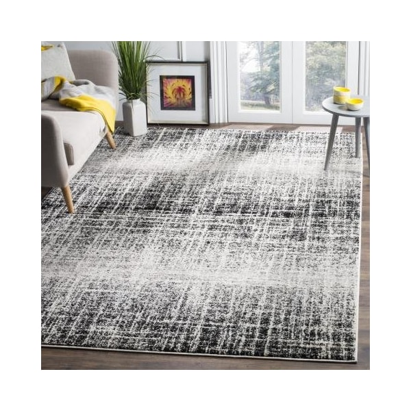 Safavieh Adirondack Power Loomed Runner Rug, Ivory and Black - 2 ft.-6 in. x 6 ft. - ADR116B-26