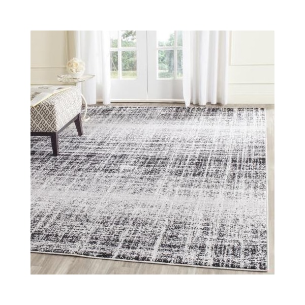 Safavieh Adirondack Power Loomed Runner Rug, Ivory and Black - 2 ft.-6 in. x 6 ft. - ADR116B-26