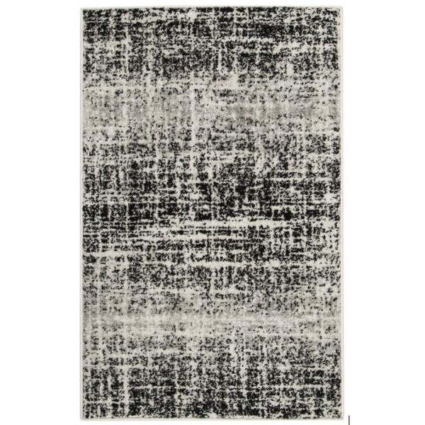 Safavieh Adirondack Power Loomed Runner Rug, Ivory and Black - 2 ft.-6 in. x 6 ft. - ADR116B-26