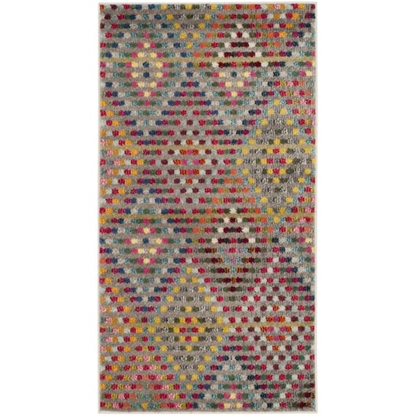 Flowers First 2 ft. 2 in. x 4 ft. Monaco Power Loomed Area Rug, Multi Color & Beige - Accent - FL1889527