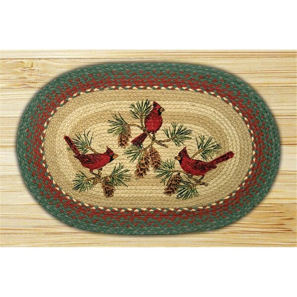 Palacedesigns Capitol Importing Cardinals - 20 in. x 30 in. Oval Patch - PA51670