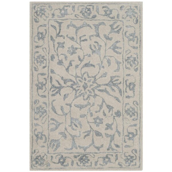 Safavieh Glamour Hand Tufted Accent Area RugSilver & Ivory 2 x 3 ft. - GLM515A-2