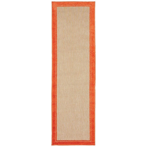 Configuracion Cayman 5594Q 2x8 Runner - Sand/ Orange-Polypropylene - CO1894739