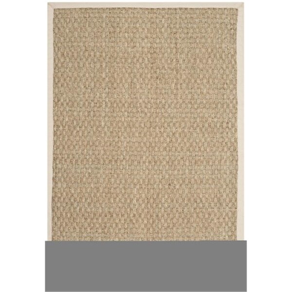 Safavieh Natural Fiber Power Loomed Runner Rug- Natural - Ivory- 2 ft. 6 in. x 4 ft. - NF114J-24