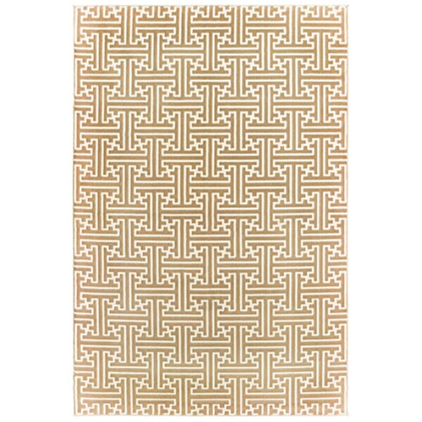 Oriental Weavers 3 ft. 10 in. x 5 ft. 5 in. Bowen Rectangular Area Rug Gold - B1333Y117165ST