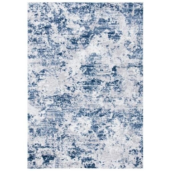Safavieh 2 ft. 2 in. x 6 ft. Amelia 700 Runner Rug, Navy & Grey - ALA705N-26