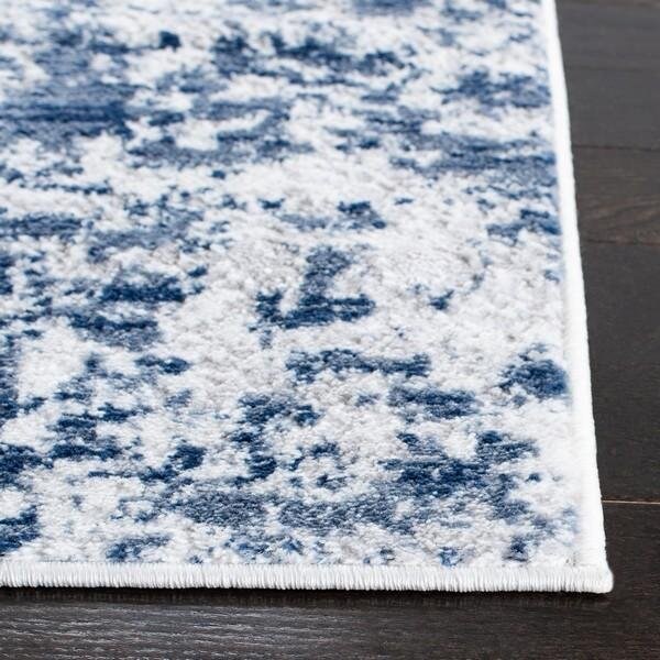 Safavieh 2 ft. 2 in. x 6 ft. Amelia 700 Runner Rug, Navy & Grey - ALA705N-26