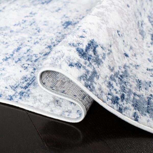 Safavieh 2 ft. 2 in. x 6 ft. Amelia 700 Runner Rug, Navy & Grey - ALA705N-26