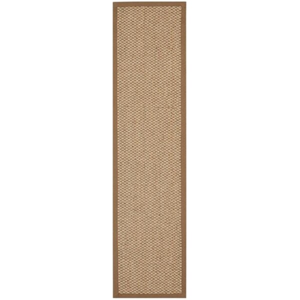 Safavieh Natural Fiber Power Loomed Runner Rug- Natural- 2 ft. 6 in. x 10 ft. - NF525B-210