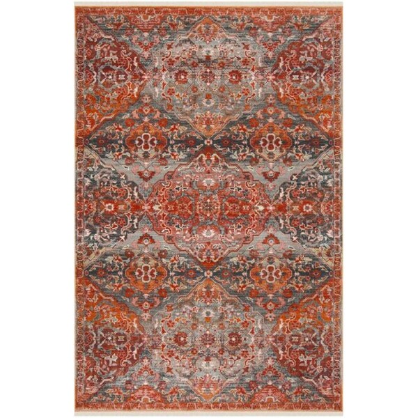 Safavieh Vintage Persian 9 ft. x 11 ft. 7 in. Rectangle Area Rug Aqua & Orange - VTP470J-9