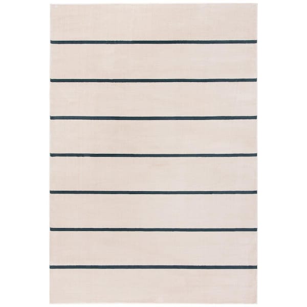 Safavieh 4 x 6 ft. Orwell 300 Power Loomed Rectangle Area Rug Ivory & Navy - ORW391A-4