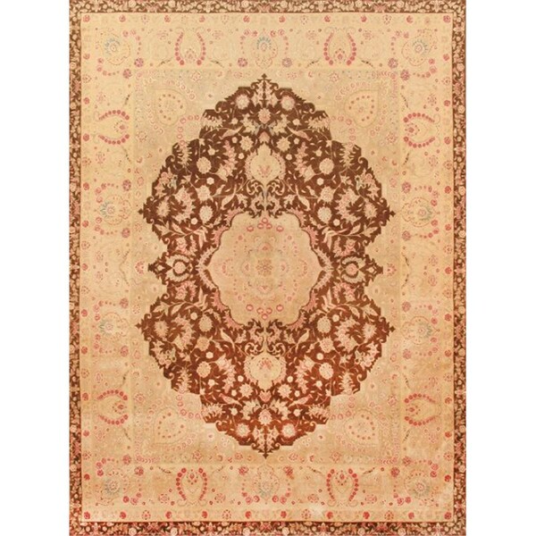Pasargad Home Baku Collection Hand-Knotted Lamb'S Wool Area Rug- 8 Ft. 7 In. X 11 Ft. 4 In. - 30143