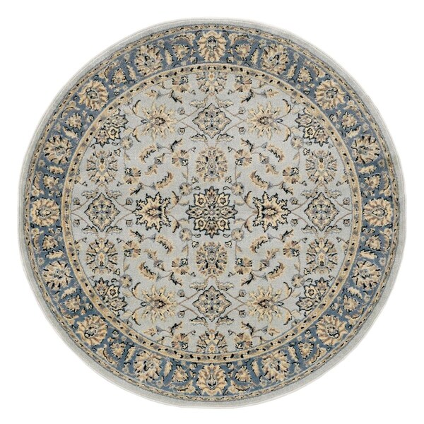 Auric 1592-1505-SOFTMINT 5 ft.3 Round Alba Five three Round Rug - Green - AU2643502
