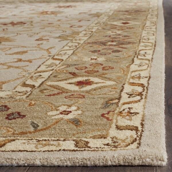 Safavieh 6 x 6 ft. Square Antiquity Hand Tufted RugGrey Beige & Sage - AT816B-6SQ
