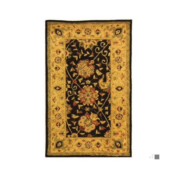 Safavieh 4 x 6 ft. Small Rectangle Traditional Antiquity- Black Hand Tufted Rug - AT21B-4