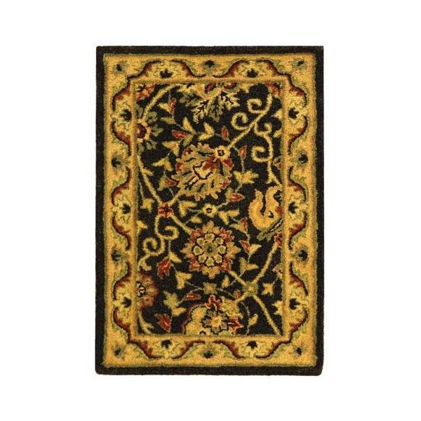 Safavieh 4 x 6 ft. Small Rectangle Traditional Antiquity- Black Hand Tufted Rug - AT21B-4