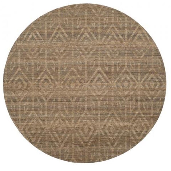 Safavieh 6 x 6 ft. Round Cape Cod Hand Woven RugCamel - CAP411A-6R