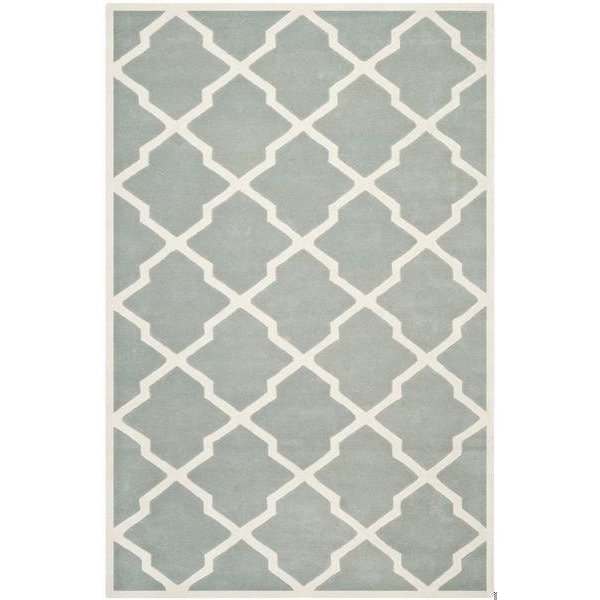 Safavieh Chatham Small Rectangle Rugs, Grey and Ivory - 3 x 5 ft. - CHT735E-3