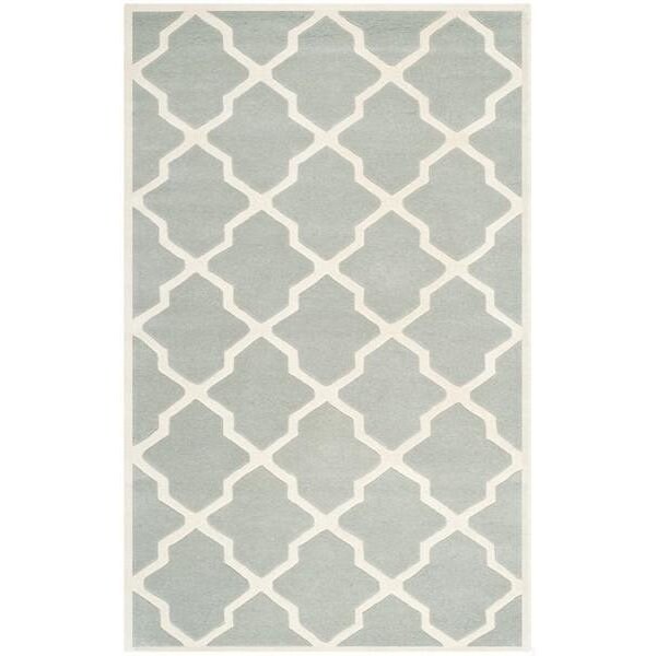 Safavieh Chatham Small Rectangle Rugs, Grey and Ivory - 3 x 5 ft. - CHT735E-3