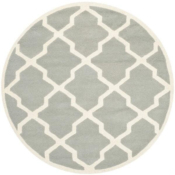 Safavieh Chatham Small Rectangle Rugs, Grey and Ivory - 3 x 5 ft. - CHT735E-3