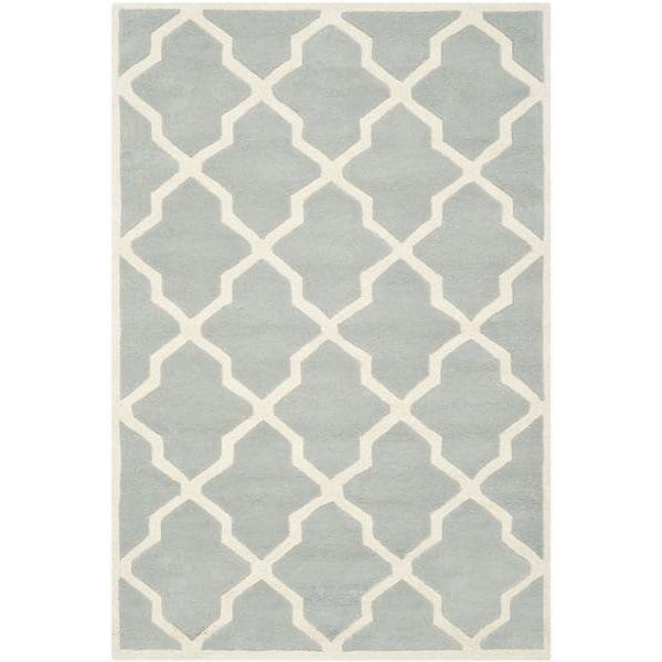 Safavieh Chatham Small Rectangle Rugs, Grey and Ivory - 3 x 5 ft. - CHT735E-3