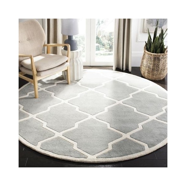Safavieh Chatham Small Rectangle Rugs, Grey and Ivory - 3 x 5 ft. - CHT735E-3