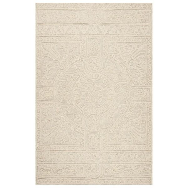 Safavieh Blossom Hand Tufted Runner RugLight Grey & Ivory 2 ft. 3 in. x 8 ft. - BLM109F-28