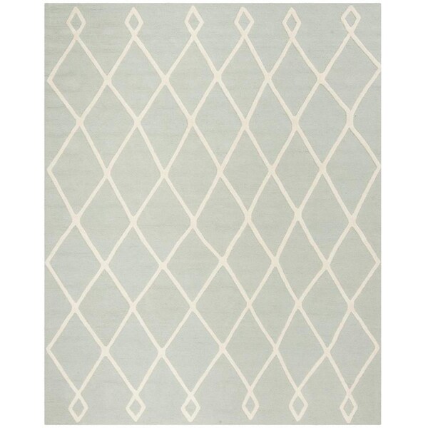 Safavieh Kids Hand Tufted Medium Rectangle RugMint & Ivory 6 x 9 ft. - SFK906M-6