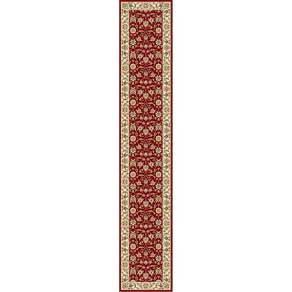 Safavieh 2 ft. 3 in. x 6 ft. Runner Lyndhurst Red and Ivory Traditional Rug - LNH312A-26