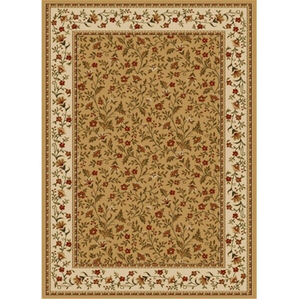 Auric Como Rectangular Beige Traditional Italy Area Rug, 3 ft. 3 in. W x 4 ft. 11 in. H - AU1645758
