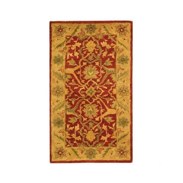 Safavieh 2 x 3 ft. Accent Traditional Antiquity- Rust Hand Tufted Rug - AT14C-2