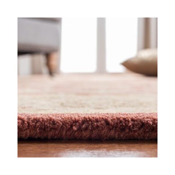 Safavieh 2 x 3 ft. Accent Traditional Antiquity- Rust Hand Tufted Rug - AT14C-2