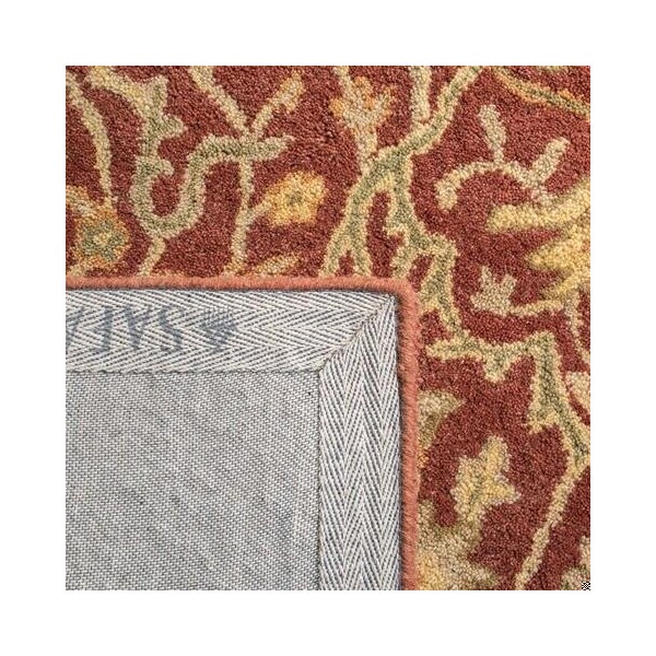 Safavieh 2 x 3 ft. Accent Traditional Antiquity- Rust Hand Tufted Rug - AT14C-2