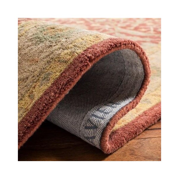 Safavieh 2 x 3 ft. Accent Traditional Antiquity- Rust Hand Tufted Rug - AT14C-2