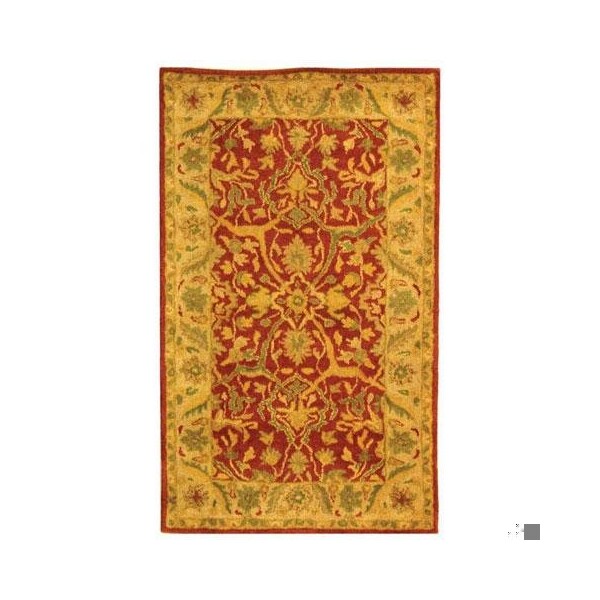 Safavieh 2 x 3 ft. Accent Traditional Antiquity- Rust Hand Tufted Rug - AT14C-2