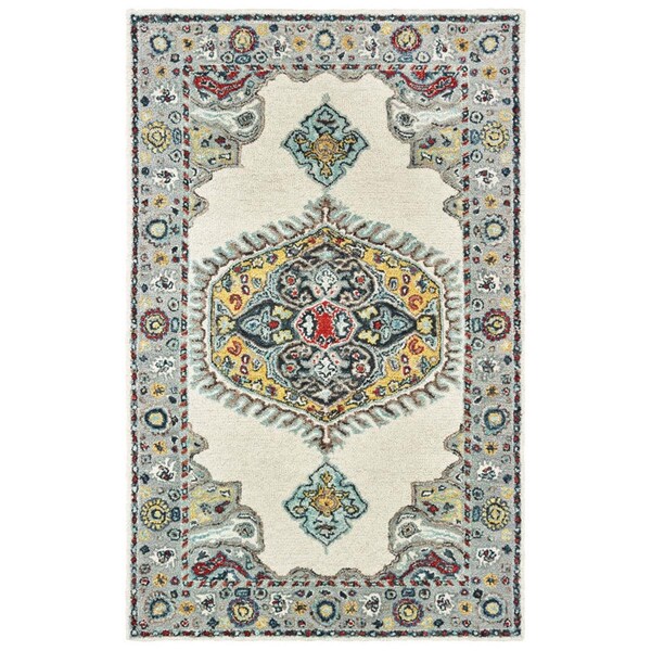 Oriental Weavers 2 ft. 6 in. x 8 ft. Zahra Runner Rug Ivory - Z75505076243ST